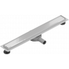 Mexen Flat 360° MGW Rotierende Linienentwässerung 50 cm, weißes Glas - 1027050-40