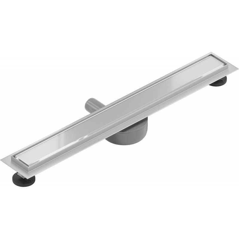 Mexen Flat 360° MGW Drehbarer Linearablauf 70 cm, weißes Glas - 1027070-40
