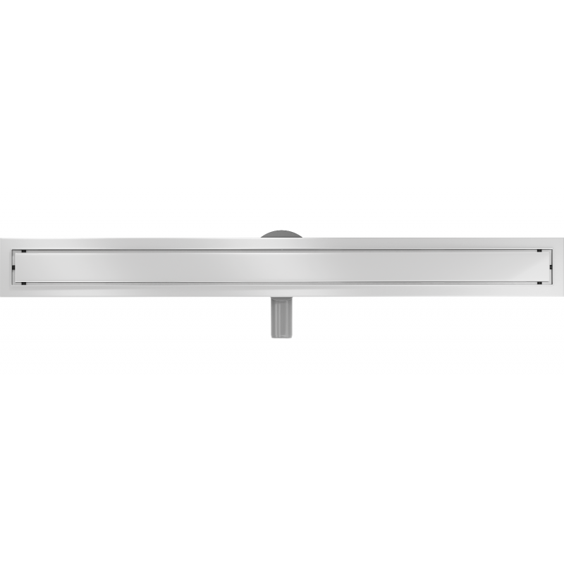 Mexen Flat 360° MGW drehbarer Linienablauf 80 cm, Weißglas - 1027080-40