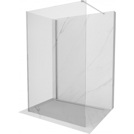 Mexen Kioto Walk-in Duschwand 90 x 70 cm, transparent, chrom - 800-090-212-01-00-070