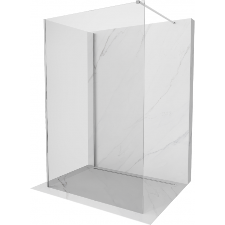 Mexen Kioto Duschwand Walk-in 100 x 70 cm, transparent, Chrom - 800-100-212-01-00-070