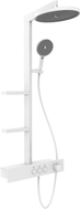 Mexen Plex Duschset zur Aufputzmontage mit Regendusche und Armatur, weiß - 78103-20