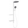 Mexen Dizzy Aufputz-Duschset mit Regendusche und Armatur, weiß - 78104-20