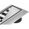 Mexen Flat M13 Linienbodenablauf 2-in-1 160 cm, Inox - 1010160