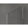 Mexen Kioto Duschwand Walk-in 135 x 80 cm, transparent, Chrom - 800-135-212-01-00-080