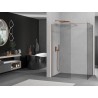 Mexen Kioto Duschwand Walk-in 155 x 80 cm, transparent, gebürstetes Kupfer - 800-155-202-65-00-080