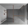 Mexen Kioto Duschwand Walk-in 160 x 105 cm, transparent, gebürstetes Kupfer - 800-160-202-65-00-105