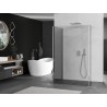 Mexen Kioto Duschwand Walk-in 110 x 105 x 30 cm, transparent, Chrom - 800-110-105-221-01-00-030