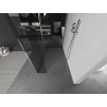 Mexen Kioto Duschwand Walk-in 140 x 120 x 30 cm, transparent, Chrom - 800-140-120-221-01-00-030