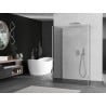 Mexen Kioto Duschwand Walk-in 130 x 95 x 40 cm, transparent, chrom - 800-130-095-221-01-00-040
