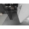 Mexen Kioto Duschwand Walk-in 105 x 100 x 40 cm, transparent, Chrom - 800-105-100-221-01-00-040
