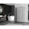 Mexen Kioto Duschwand Walk-in 140 x 90 x 30 cm, transparent, weiß - 800-140-090-221-20-00-030