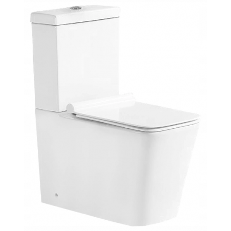 Mexen Cube WC Garnitur inkl. Sitz mit Absenk-Automatik, Weiß - 31014000