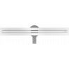 Mexen Flat 360° Slim drehbarer linearer Ablauf 70 cm, weiß - 1241070