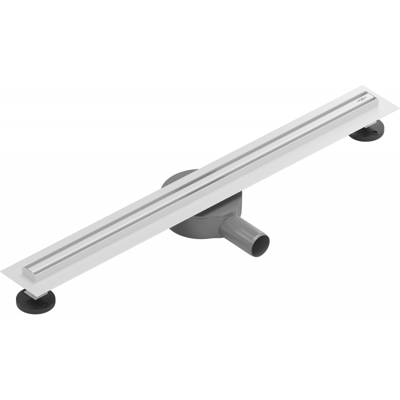 Mexen Flat 360° Slim drehbarer linearer Ablauf 70 cm, weiß - 1241070