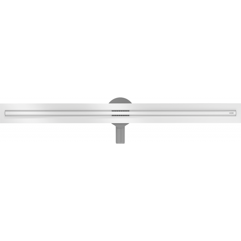 Mexen Flat 360° Slim 90 cm rotierbarer Linearablauf, weiß - 1241090