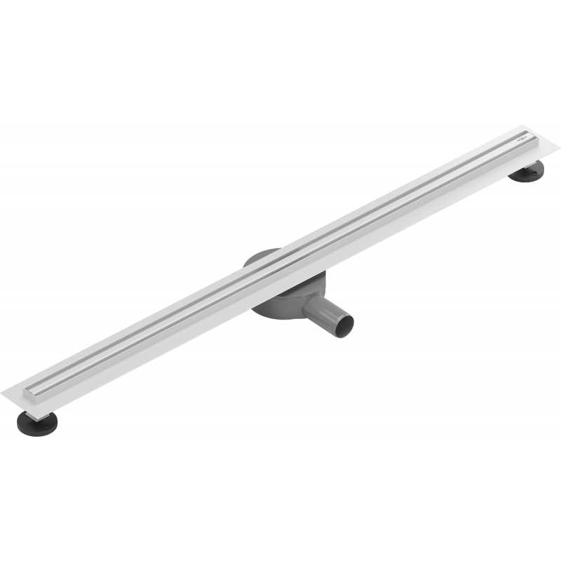 Mexen Flat 360° Slim 90 cm rotierbarer Linearablauf, weiß - 1241090