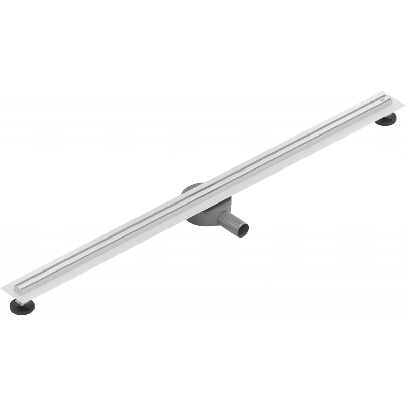 Mexen Flat 360° Slim Drehbarer Linienabfluss 110 cm, weiß - 1241110