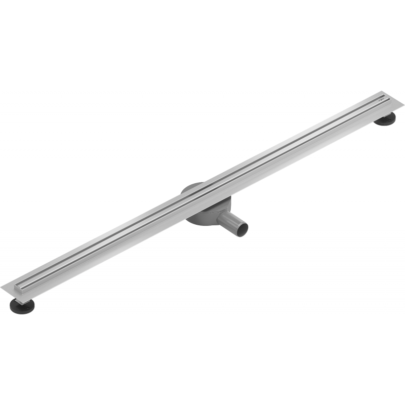 Mexen Flat 360° Slim Lineare, drehbare Ablaufrinne 110 cm, Inox - 1041110