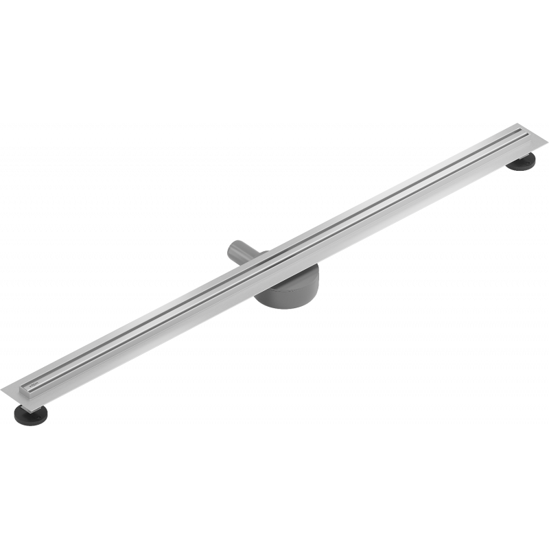 Mexen Flat 360° Slim Lineare, drehbare Ablaufrinne 110 cm, Inox - 1041110