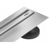Mexen Flat 360° Slim drehbarer Linearablauf 80 cm, Inox - 1041080