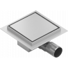 Mexen Flat-Q M13 quadratische Bodenablauf 12 x 12 cm, Inox - 1010012
