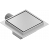 Mexen Flat-Q M13 quadratische Bodenablauf 12 x 12 cm, Inox - 1010012