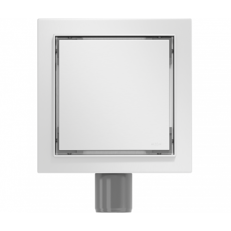 Mexen Flat-Q M13 Bodenabfluss quadratisch 15 x 15 cm, Inox - 1010015