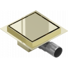 Mexen Flat-Q M13 Bodenablauf quadratisch 12 x 12 cm, gold - 1510012