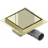 Mexen Flat-Q M13 quadratische Bodenablauf 15 x 15 cm, gold - 1510015