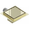Mexen Flat-Q M13 quadratische Bodenablauf 15 x 15 cm, gold - 1510015