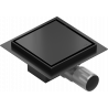 Mexen Flat-Q M13 quadratischer Bodenablauf 12 x 12 cm, schwarz - 1710012