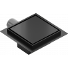 Mexen Flat-Q M13 Bodenablauf quadratisch 15 x 15 cm, schwarz - 1710015