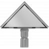 Mexen Flat-T M13 dreieckiger Bodeneinlauf 20 x 20 cm, Inox - 1010320