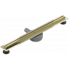 Mexen Flat 360° Slim rotierender Linienablauf 60 cm, golden - 1541060