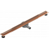 Mexen Flat 360° Slim Drehbarer Linienablauf 80 cm, Roségold - 1641080