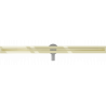 Mexen Flat 360° Slim Drehbarer Linienablauf 120 cm, gold - 1541120