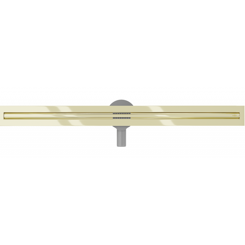Mexen Flat 360° Slim Lineare Drehabflussrinne 90 cm, gold - 1541090