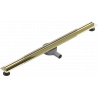 Mexen Flat 360° Slim Drehbarer Linienablauf 80 cm, Gold - 1541080