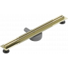 Mexen Flat 360° Slim Drehbarer Linienablauf 70 cm, gold - 1541070