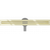 Mexen Flat 360° Slim Drehbarer Linienablauf 70 cm, gold - 1541070