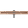 Mexen Flat 360° Slim drehbarer Linienabfluss 60 cm, Roségold - 1641060