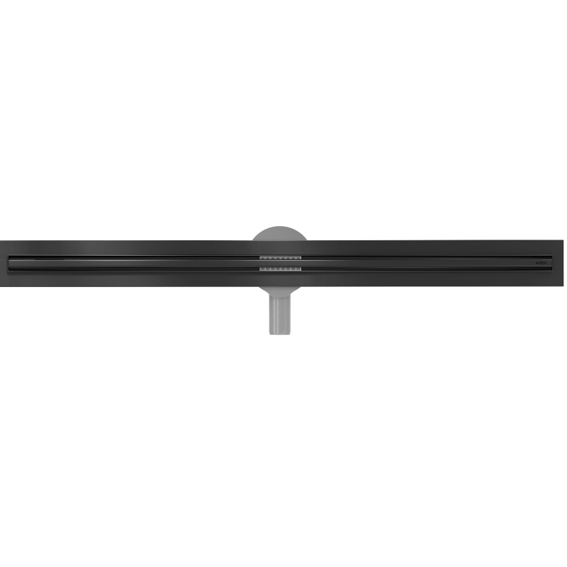 Mexen Flat 360° Slim 100 cm drehbarer Linienablauf, schwarz - 1741100