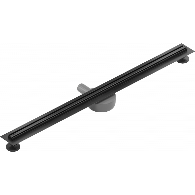 Mexen Flat 360° Slim Drehbarer Linienablauf 90 cm, schwarz - 1741090