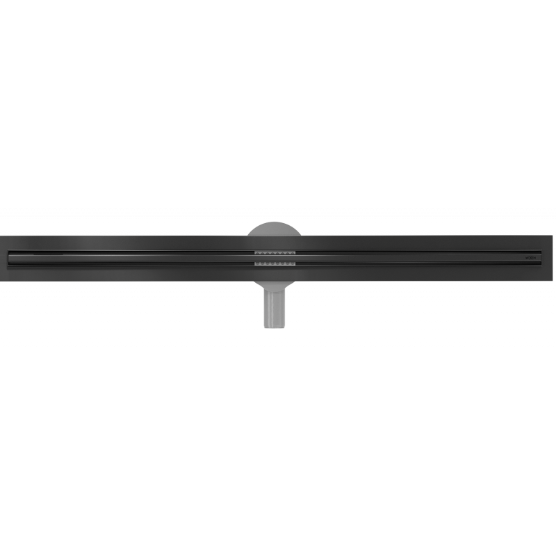 Mexen Flat 360° Slim Drehbarer Linienablauf 90 cm, schwarz - 1741090