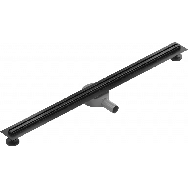 Mexen Flat 360° Slim drehbarer Linienabfluss 80 cm, schwarz - 1741080