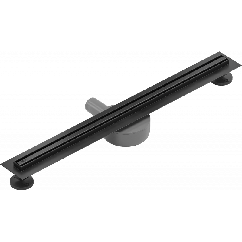 Mexen Flat 360° Slim drehbarer Linienablauf 70 cm, schwarz - 1741070
