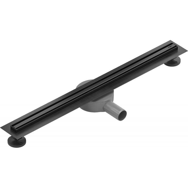 Mexen Flat 360° Slim drehbarer linearer Abfluss 60 cm, schwarz - 1741060