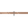 Mexen Flat 360° Slim Rotationslinearablauf 110 cm, Roségold - 1641110