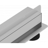 Mexen Flat Wall wandmontierte Linienentwässerung 2-in-1 100 cm, Edelstahl - 1030100